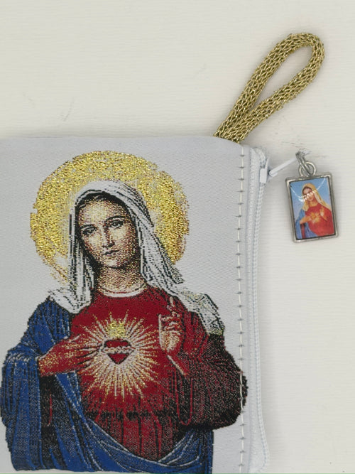 Immaculate Heart of Mary Rosary Pouch