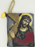 Jesus Carrying the Cross Rosary Pouch
