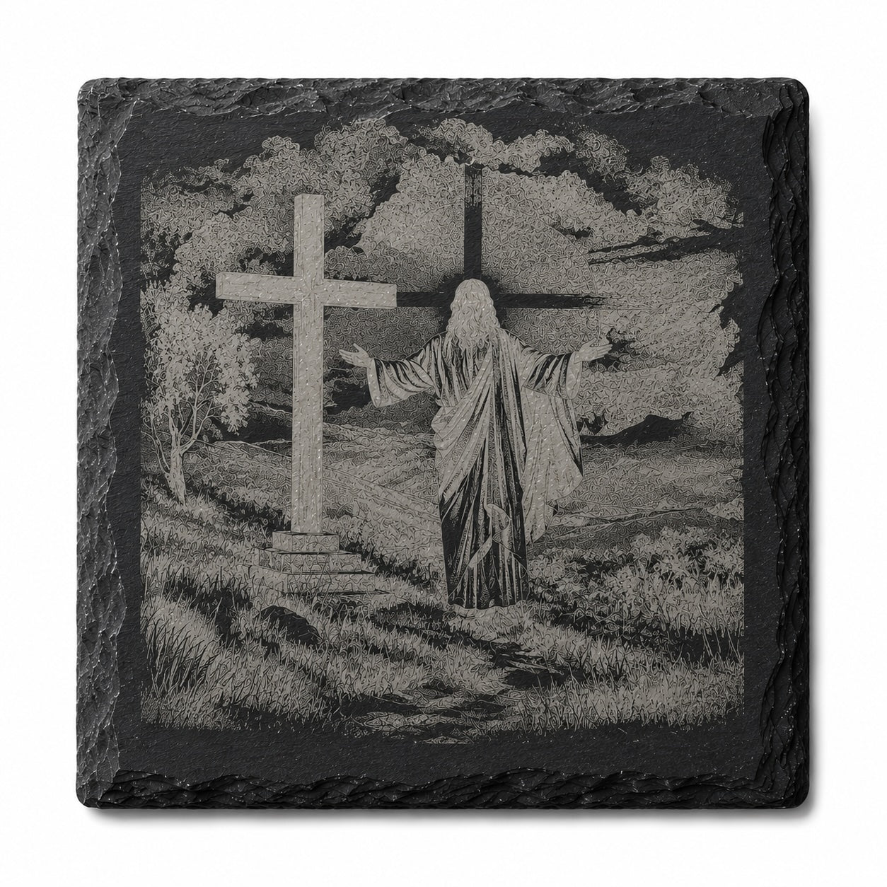 Engraved Slate Tiles